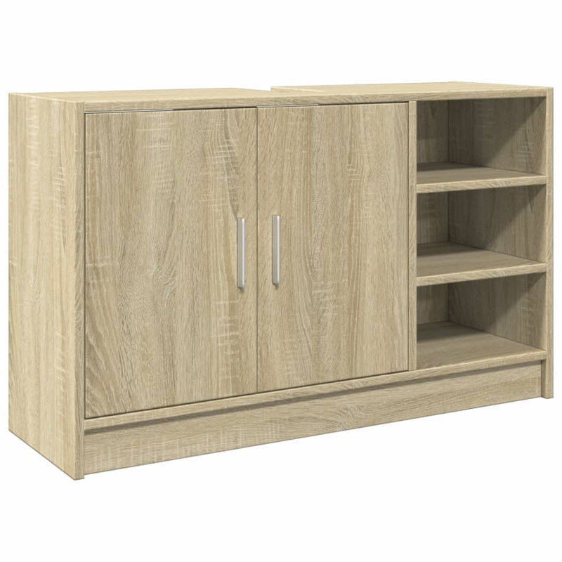 Breaden 90cm W x 55cm H x 29cm D Under Sink Cabinet, Sonoma oak