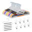 Cintres en plastique avec pinces Meaha-732044022-732042504