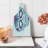 Ambesonne Sugar Skull Tempered Glass Cutting Board Colourful Skeleton Image Multicolor