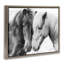 «Union Rustic Horse Love Duo», art mural encadré par Sissi et Seb-426844539-426844537