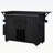Outdoor Kitchen Island with Wheels,Rolling Patio BBQ Cart with Stainless Steel Top and Multiple Storage Options-125761041