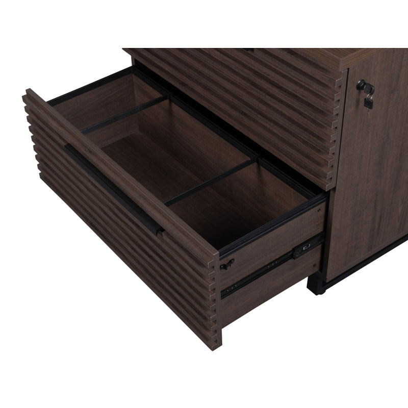 Makel 35.5 " Wide 2 Lateral Filing Cabinet