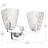 14.25" 2-Light Vanity Light with Water Glass-108202139-108202138