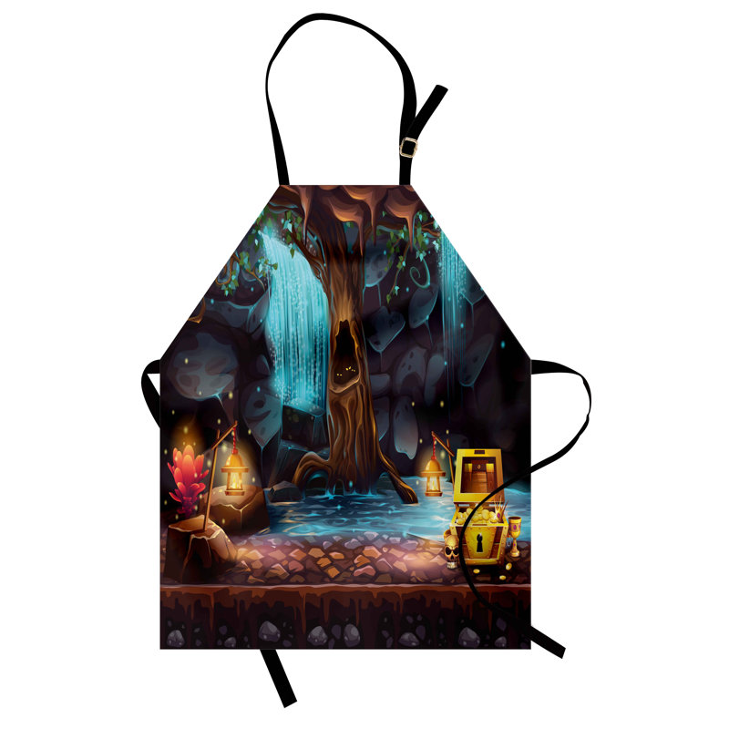 No Pattern Bib Apron