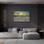 «Gold Sunset Beach Sand Dunes» par Ezra Tanner, art mural en verre acrylique-1249246486