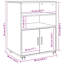 Rolling Cabinet Engineered Wood-478036559