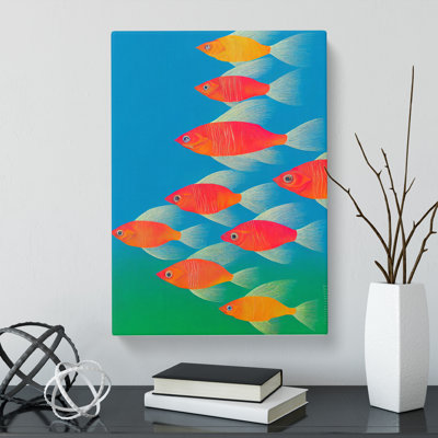 School Of Fish Vol.2 - Wrapped Canvas