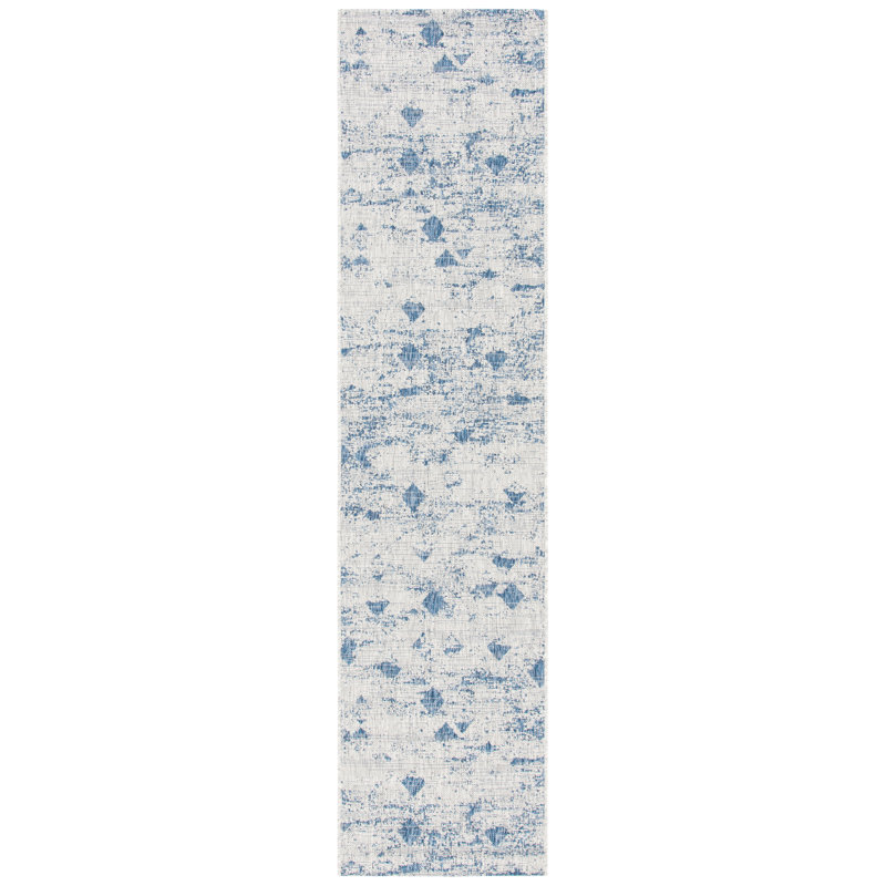 Tapis d'intérieur / extérieur abstrait Tufnell Performance, Tapis de couloir 2 pi 2 po x 9 pi