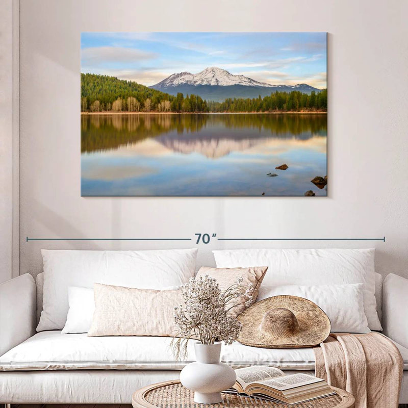Alvord, reflet du lac Shasta, H 32 po x l 48 po
