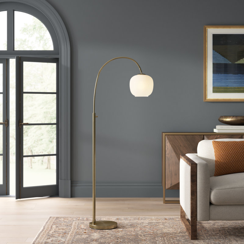 Tahira 61.75'' Gold Task Floor Lamp