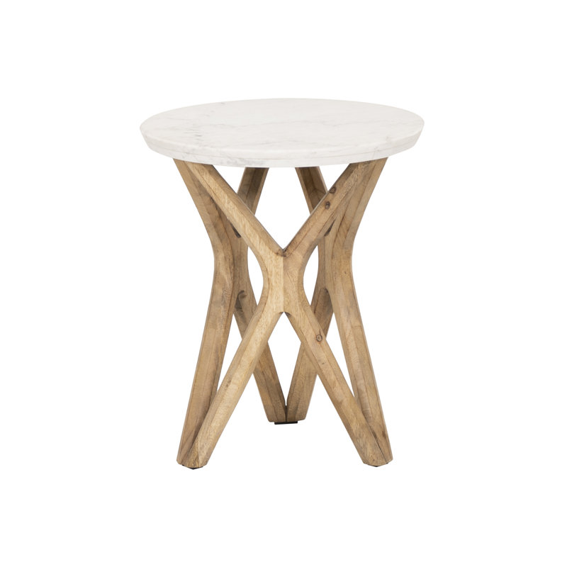 Marble Top End Table