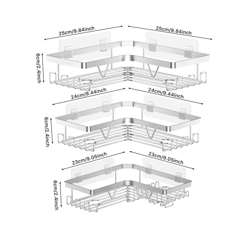 Metal Bathroom Shelves