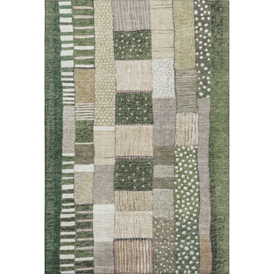 Premium Machine Washable Millbrook AMF1960 Geometric Rug