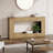63" Long Wood Console Table With Storage Shelf For Entryway-118701534