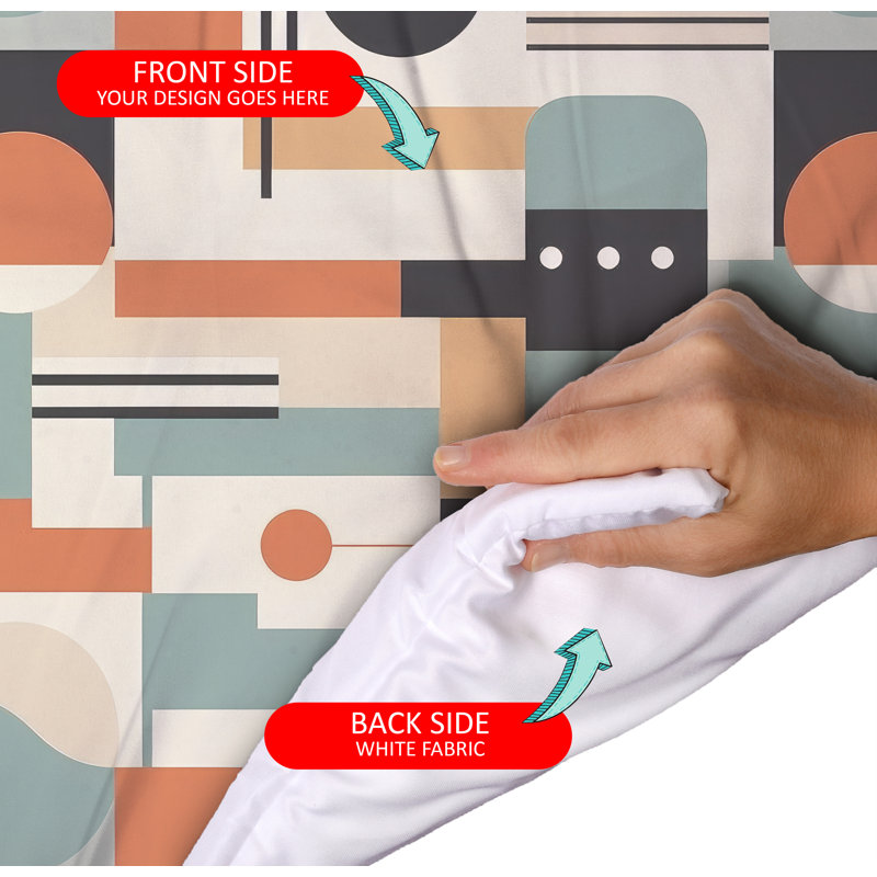 Édredon à motif animalier et rayures éclectiques, Édredon simple