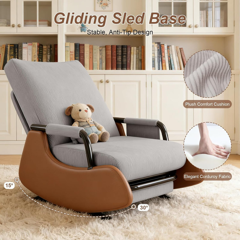 Rocking Chair, Gray