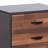 Eloy Walnut & Espresso Finish Accent Table