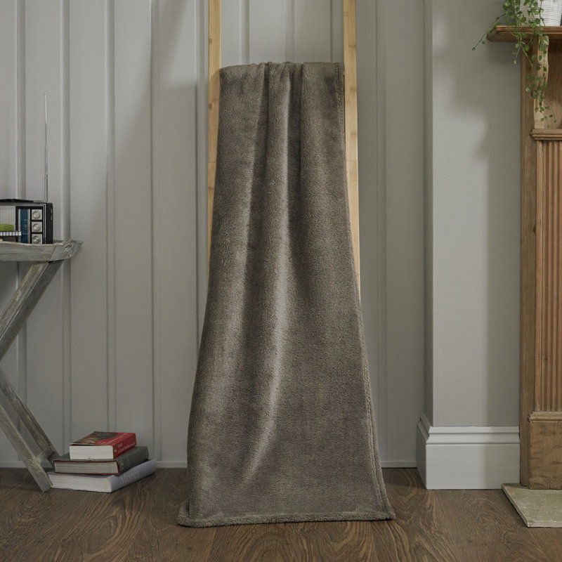 Plain Weave / Muslin Throw Blanket, Fawn
