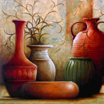 " Ceramic Still Life " Painting Print