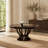 Dows 60"-76" Extendable Round Dining Table 