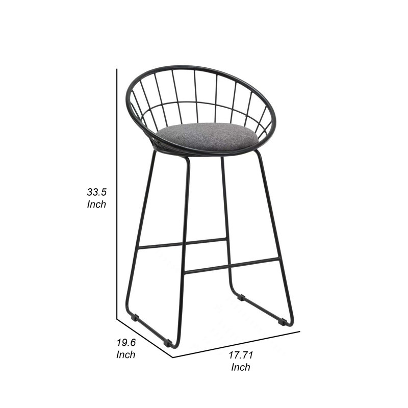 Upholstered Counter Stool