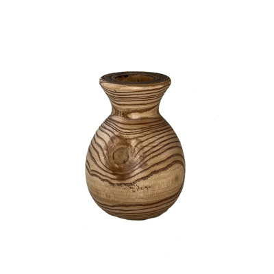 Vase en bois Brown