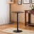 Laterrian End Table Belham Round Top Adjustable Height with Base Metal Bar Table-925287618-925287620-925699263