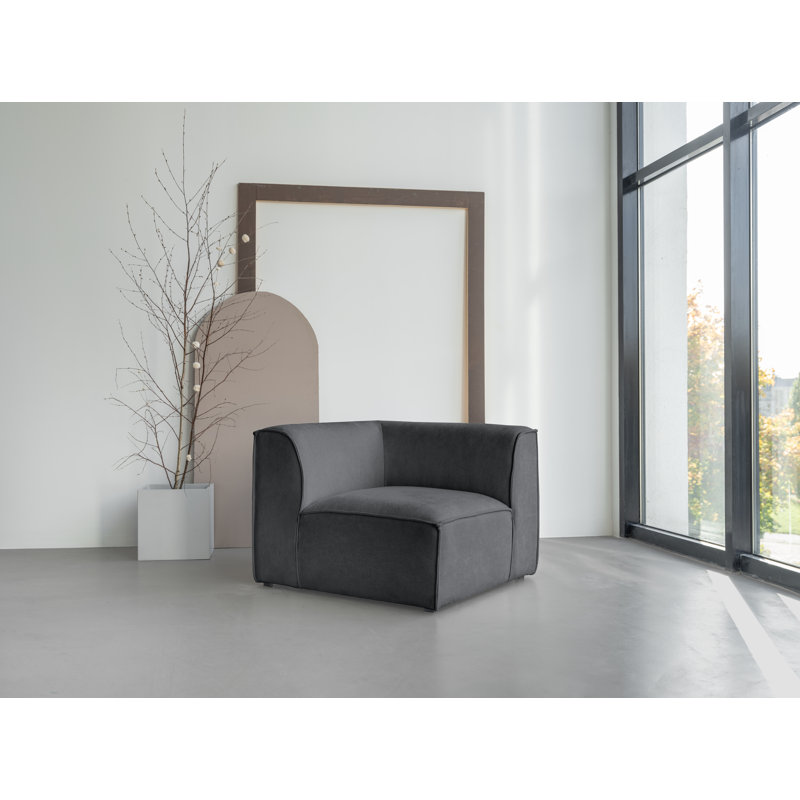Flex Felix Corner Chair, Dark Grey