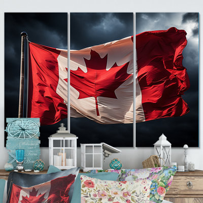 Canada Canada Pride I sur toile, 3 pièces