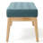 Teal Upholstered With A Robust Birch Wood Leg Frame For Lasting Durability Modern Style Structure And Blend Covering