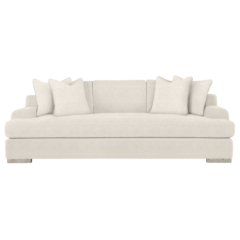 Andie Loveseat, Cream Chenille 1345-002, Antique White