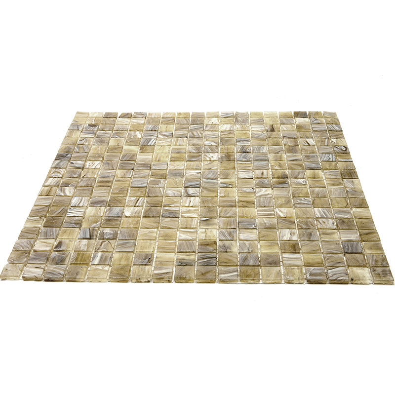 Carreau de mosaïque pour mur et plancher en verre 0,6 po x 0,6 po Skosh