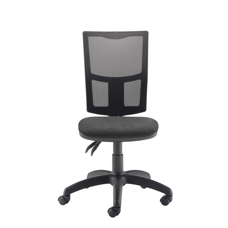 Hathaway Polyester Blend Office Chair, Charcoal