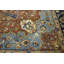 Tapis traditionnel traditionnel Indo Heriz Serapi en rouille / bleu marine / vert-61572289