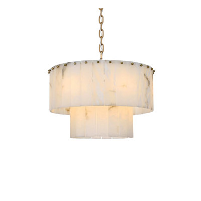 Lustre en albâtre 20 pouces Intisar