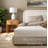 Upholstered Platform Bed with Smooth Padded Headboard-701316345