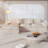 Boneless 108" No Assembly Required Modular Corduroy Sectional Sofa With Deep Seat, 3 Thickened Seat Cushions, 2 Throw Pillows, Compression Sofa-1993449547