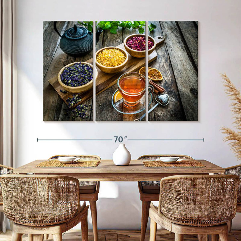Yarlin Dried Tea Leaves, 36" H x 57" W
