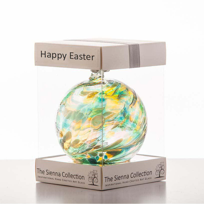 Happy Easter 10cm Friendship Ball - Peridot
