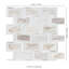 Auralie Framix 12 in. x 14 in. Polished Marble Mosaic Floor and Wall Tile-49665312