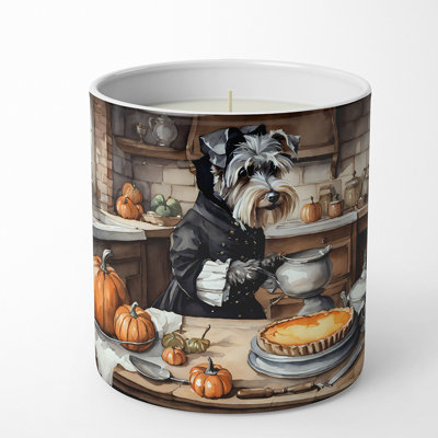 Bougie parfumée Pumpkin Pie avec support en céramique