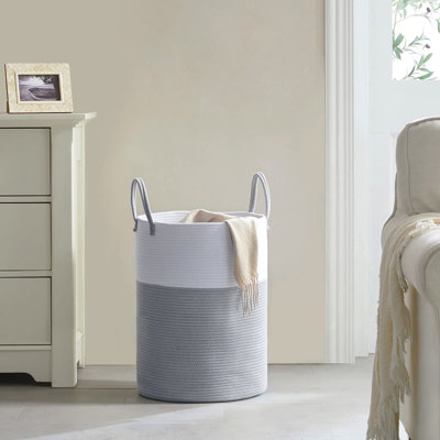Fabric Laundry Basket with Handles