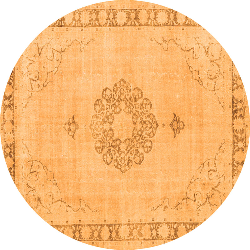 Oriental Indoor Rug, Round 3'