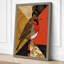 Bird in Geometry Art Deco - Wrapped Canvas-1213363162-1213363154
