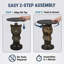 Table d'appoint Leopard Head