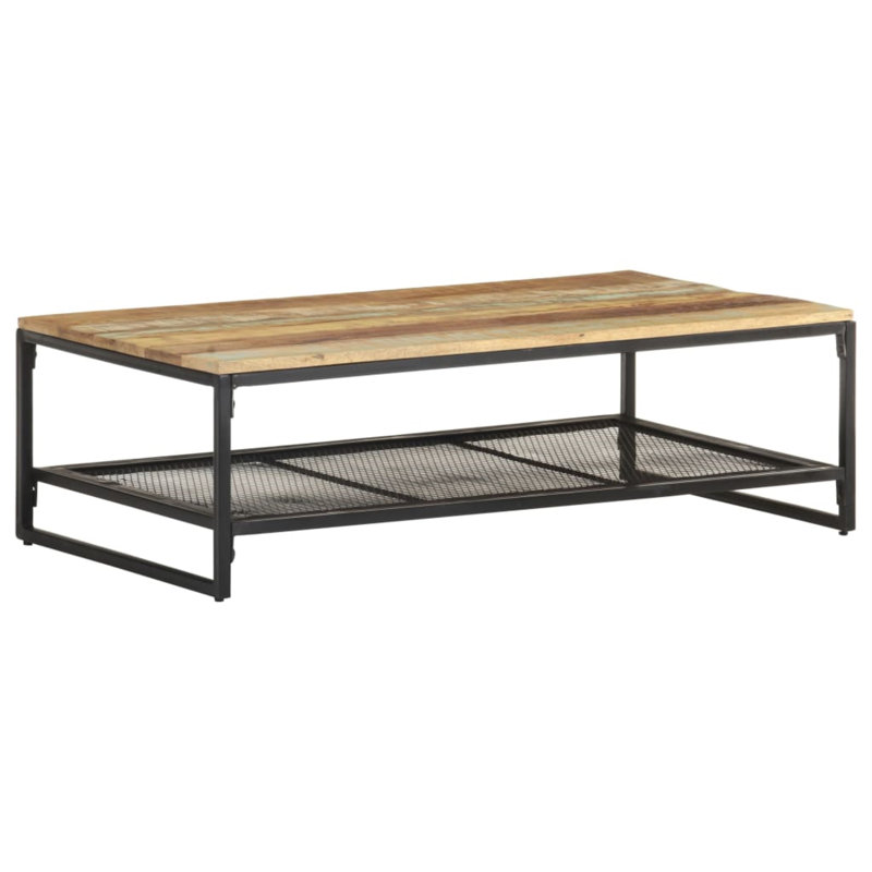 Table basse simple avec rangement Adona, Bois