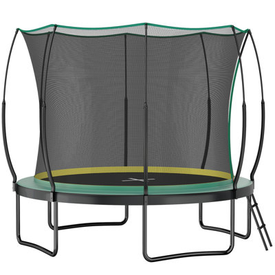 YC 10FT Springfree No Gap Trampoline- Green