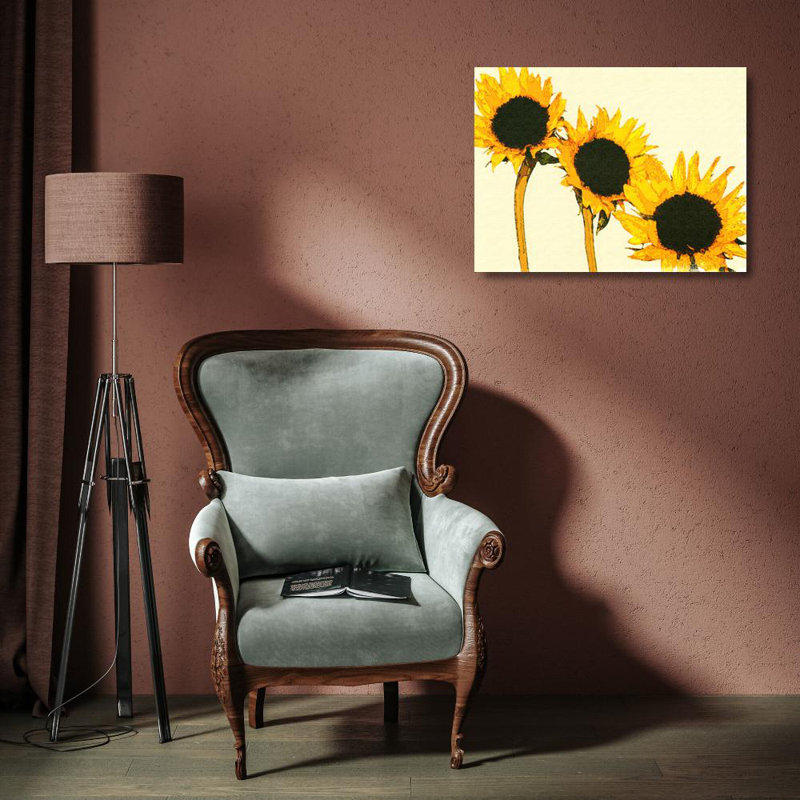 Sunflowers, 14" H x 18" W