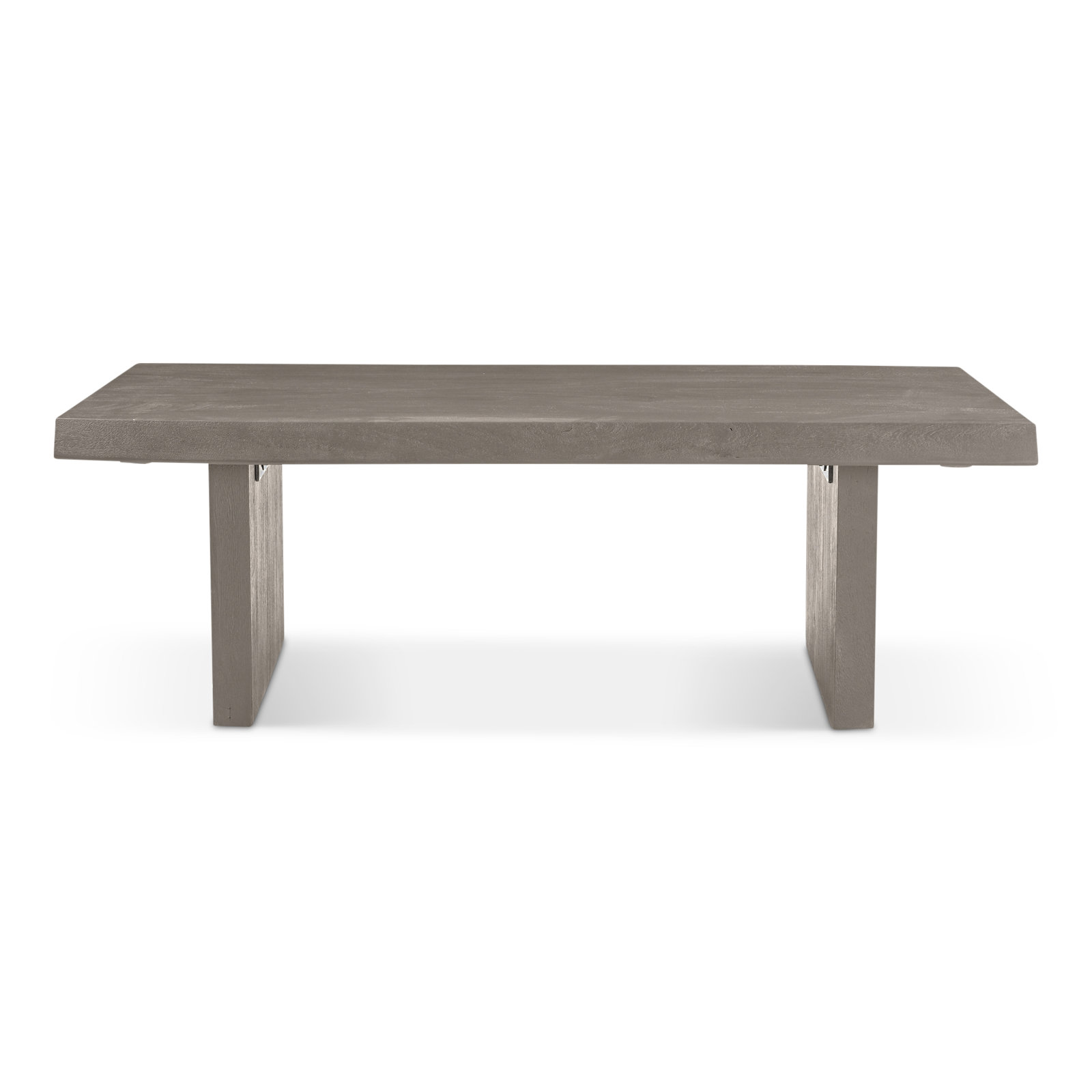 Colin 48" Acacia Coffee Table, Sandblasted Gray