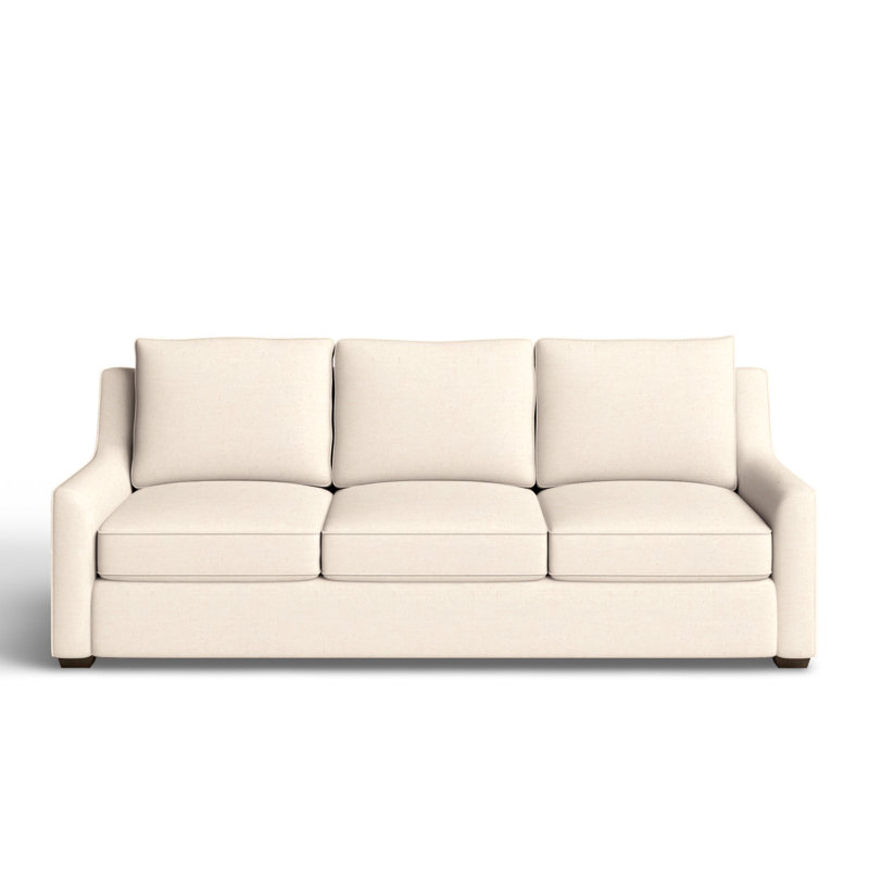 Gemi Upholstered 80'' Sofa, Bayou Natural Canvas